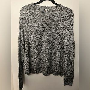 Black and white H&M sweater
